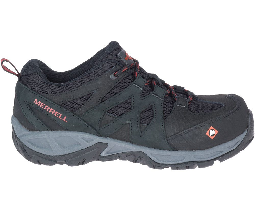 Merrell Vandresko Dame - Siren Alloy Toe Work - Sort - BXN247935